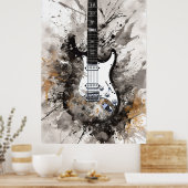 Seven String Guitar Poster (Küche)