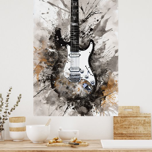 Seven String Guitar Poster (Küche)