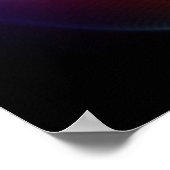 Seven Suns Space Abstract Poster (Ecke)