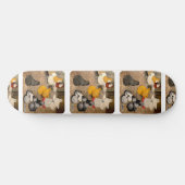 Seven Trumpeter Tauben Skateboard (Horizontal)