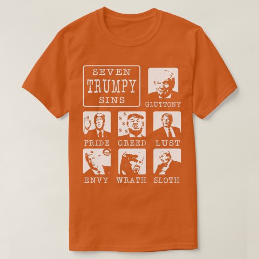 Seven Trumpy Sins T-Shirt (Design vorne)