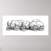 Seven Vintag Skulls Poster (Vorne)