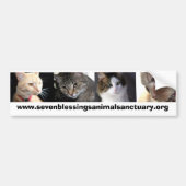 sevenblessingsanimalsanctuary.org autoaufkleber (Vorne)