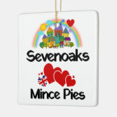 Sevenoaks, Kent UK Lieben Mincepies Keramikornament (Links)