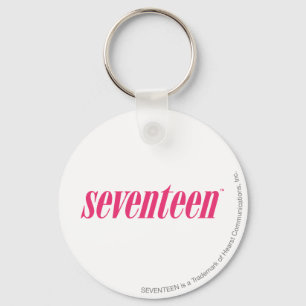 Seventeen Logo-Magenta Schlüsselanhänger