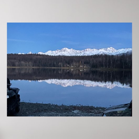 Seventeenmile Lake Alaska Poster @3Typs1life (Vorne)