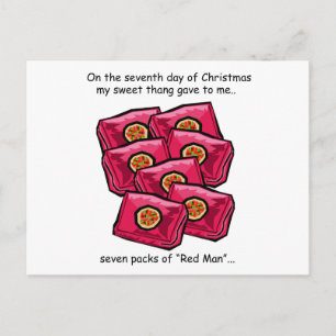 Seventh Day Redneck Christmas Feiertagspostkarte