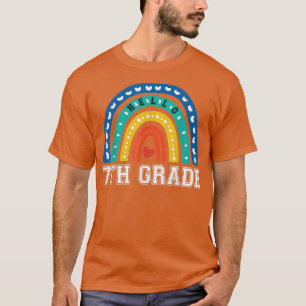 Seventh Grade 7th Rainbow First day Of School Teac T-Shirt