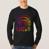Seventh Grade Crew Tie Dye 7th Grade Back To Schoo T-Shirt (Vorderseite)