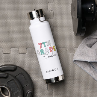 Seventh Grade Teacher Back to School Trinkflasche