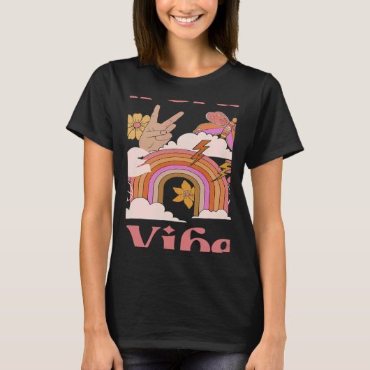 Seventh Grade Vibes Retro 7th Grade Back To School T-Shirt (Vorderseite)