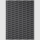 Seventy silver on black birthday or annversary seidenpapier (Vorderseite)