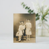 Severa & Catherine LAHR, circa 1910 Postkarte (Stehend Vorderseite)