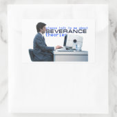 SEVERANCE THEORY RECHTECKIGER AUFKLEBER (Tasche)