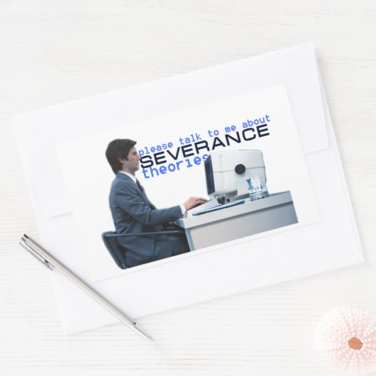 SEVERANCE THEORY RECHTECKIGER AUFKLEBER (Umschlag)