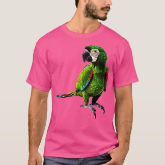 Severe Macaw Beautiful Kastnut Frontier Macaw Parr T-Shirt