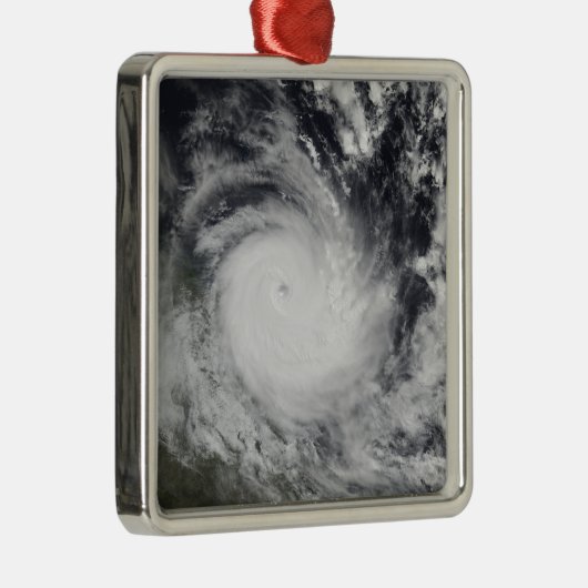 Severe Tropical Cyclone Hamish Silbernes Ornament (Rechts)