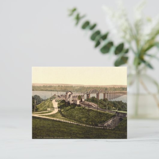 Severge Bridge, Sharpness, Gloucestershire, Englan Postkarte (Stehend Vorderseite)