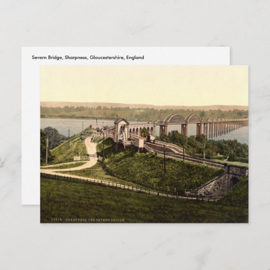 Severge Bridge, Sharpness, Gloucestershire, Englan Postkarte (Vorne/Hinten)