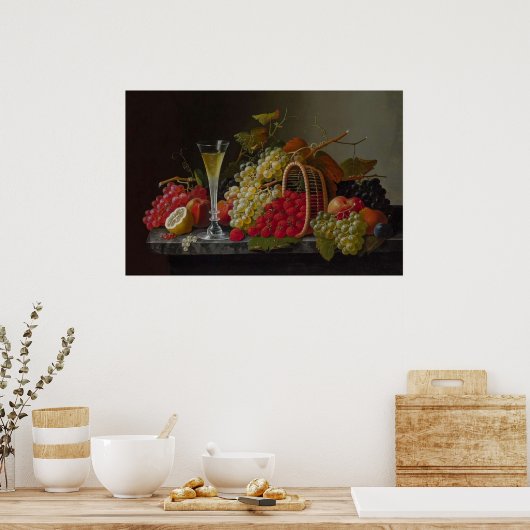 Severin Roesen Still Life Poster (Küche)