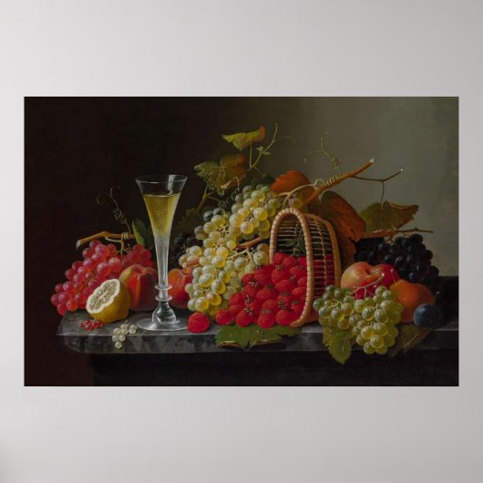 Severin Roesen Still Life Poster (Vorne)