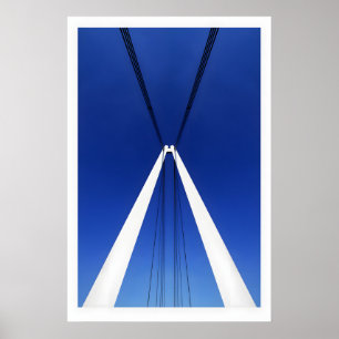 Severn Bridge Fotodruck abstrakter minimalistische Poster