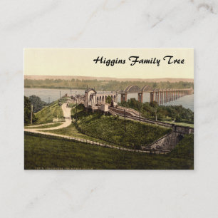 Severn Brücke, Schärfe, Gloucestershire, England Visitenkarte