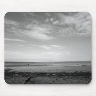 Severn Estuary at Penarth (B&W) Mousepad