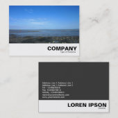 Severn Estuary bei Penarth II Visitenkarte (Vorne/Hinten)