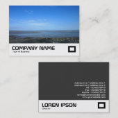 Severn Estuary bei Penarth II Visitenkarte (Vorne/Hinten)