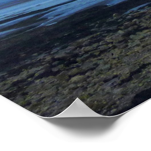 Severn Estuary in Penarth Poster (Ecke)