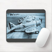 Seversky P-35 Vintage WWII Kämpfer-Flugzeuge Mousepad (Mit Mouse)