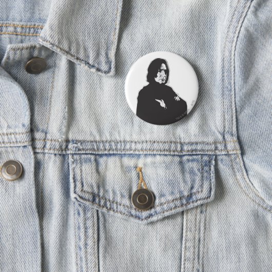 Severus Snape Arms Crossed B-W Button (Beispiel)