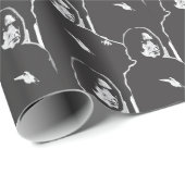 Severus Snape Arms Crossed B-W Geschenkpapier (Rolleneckpunkt)