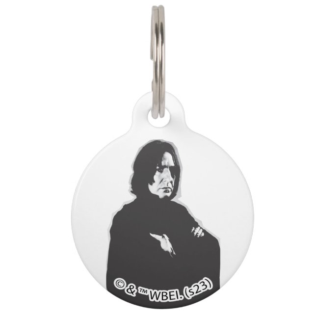 Severus Snape Arms Crossed B-W Haustiermarke (Vorderseite)