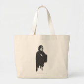 Severus Snape Arms Crossed B-W Jumbo Stoffbeutel (Vorne)