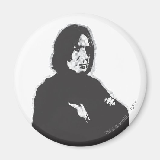Severus Snape Arms Crossed B-W Magnet (Vorne)