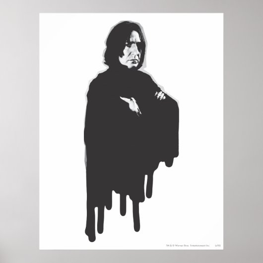 Severus Snape Arms Crossed B-W Poster (Vorne)