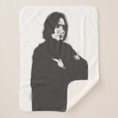 Severus Snape Arms Crossed B-W Sherpadecke (Vorderseite)