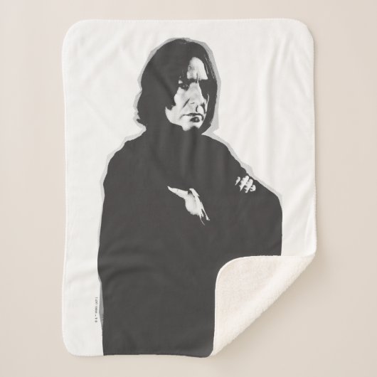 Severus Snape Arms Crossed B-W Sherpadecke (Vorderseite)