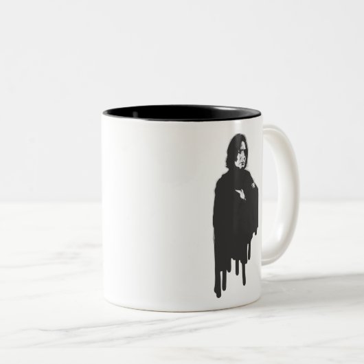 Severus Snape Arms Crossed B-W Zweifarbige Tasse (VorderseiteRechts)
