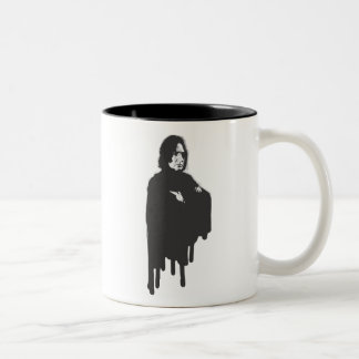 Severus Snape Arms Crossed B-W Zweifarbige Tasse