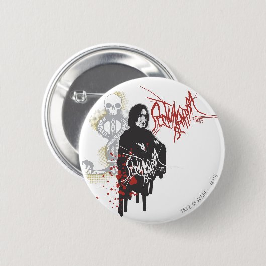 Severus Snape Sectum Sempra Button (Vorne & Hinten)
