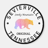 Sevierville Tennessee Great Smoky Mountains Magnet (Vorne)