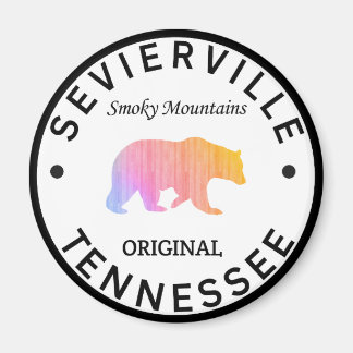 Sevierville Tennessee Great Smoky Mountains Magnet