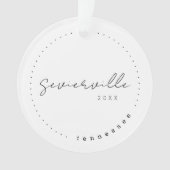 Sevierville Tennessee TN Travel Vereinigtes Staate Ornament (Vorderseite)