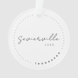 Sevierville Tennessee TN Travel Vereinigtes Staate Ornament