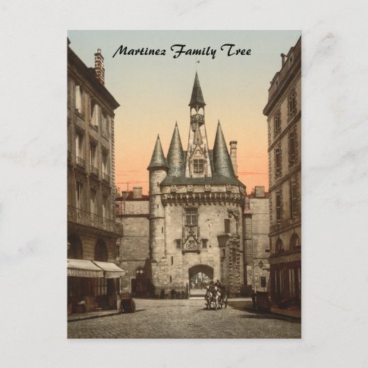 Sevigne Gate, Bordeaux, Frankreich Postkarte (Vorderseite)