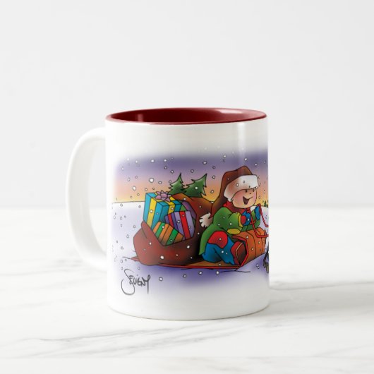 Sevigny_Cute Weihnachten Mug_Full Zweifarbige Tasse (Vorderseite Links)
