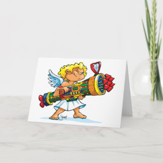 Sevigny_Valentines Card_Rambo Cupid_No Text Feiertagskarte